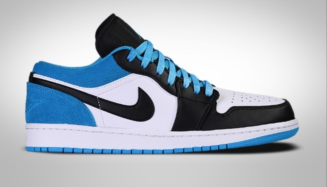  Jordan  1 Low SE Black Laser Blue