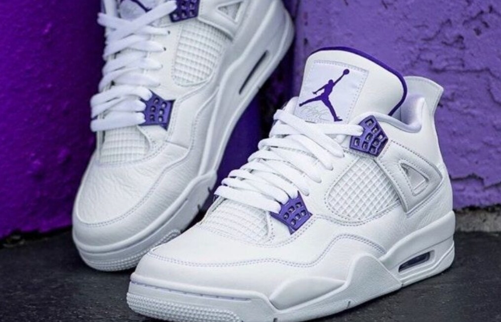 air jordan 4 metallic  purple 