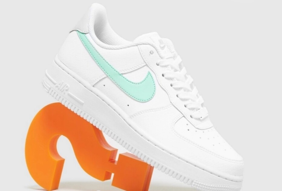 Air force 1 Turquoise swoosh