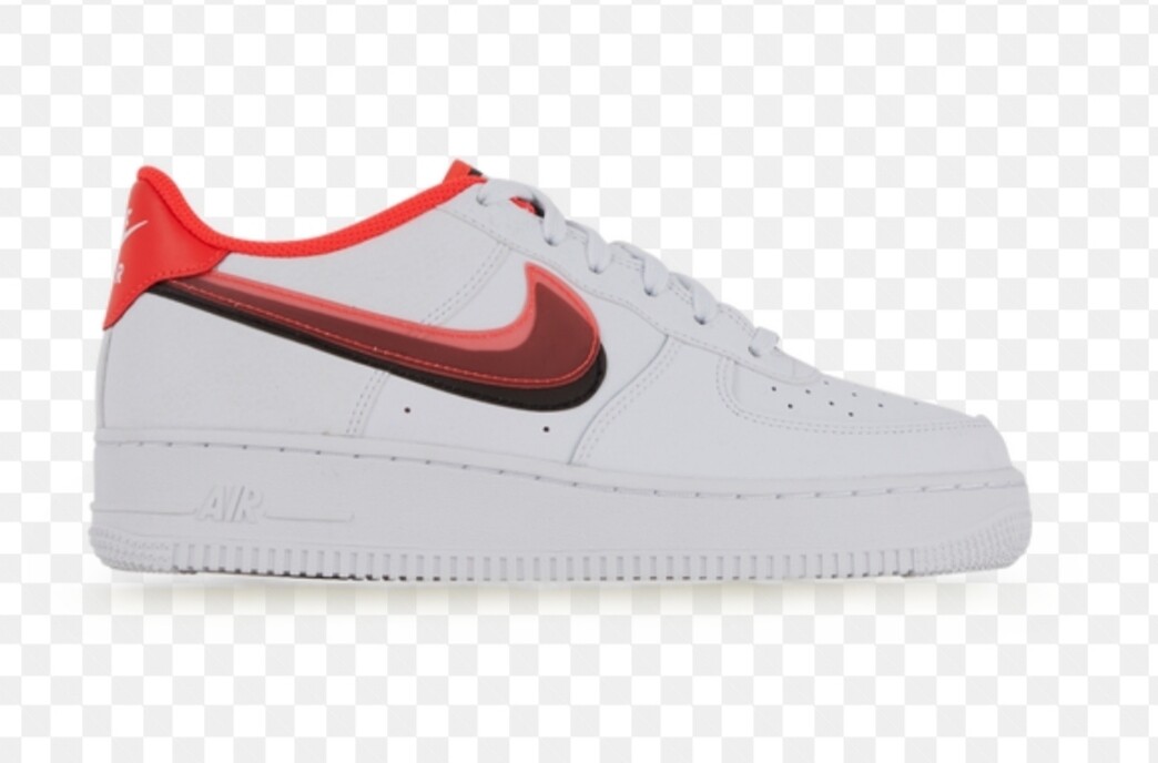 Air force 1 Low LV 8 Double Swoosh Bright Crimson 