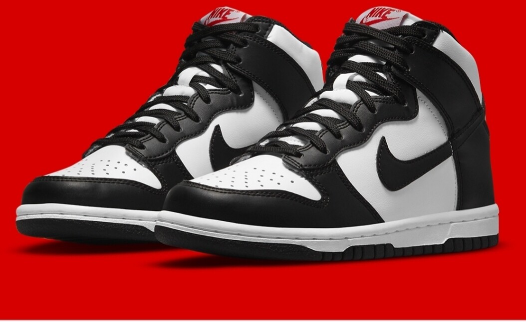Nike Dunk high WMNS Black White (GS) 