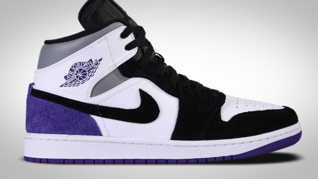 Air Jordan 1 Mid SE Purple 
