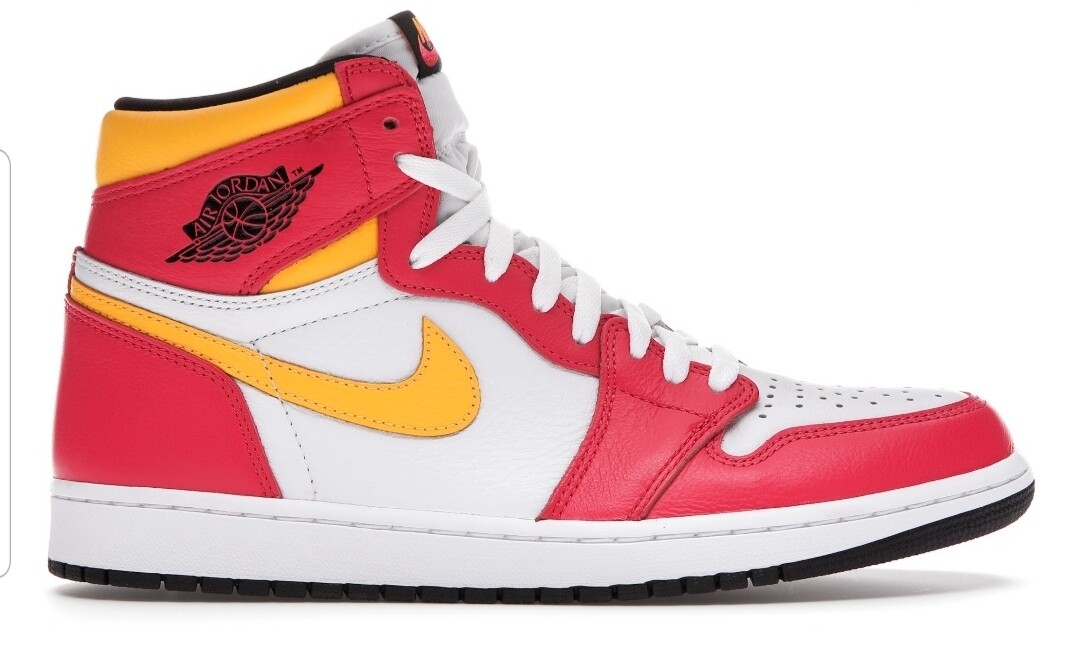  Jordan  1 Retro High OG Light Fusion Red original