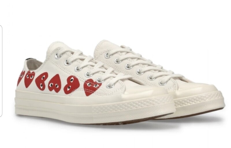 Converse Chuck Taylor Comme Des Garcon play multi heart low