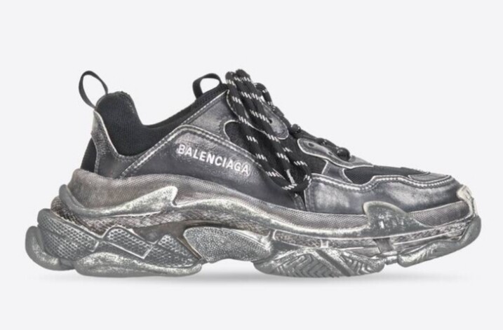 Balenciaga triple s Faded nere