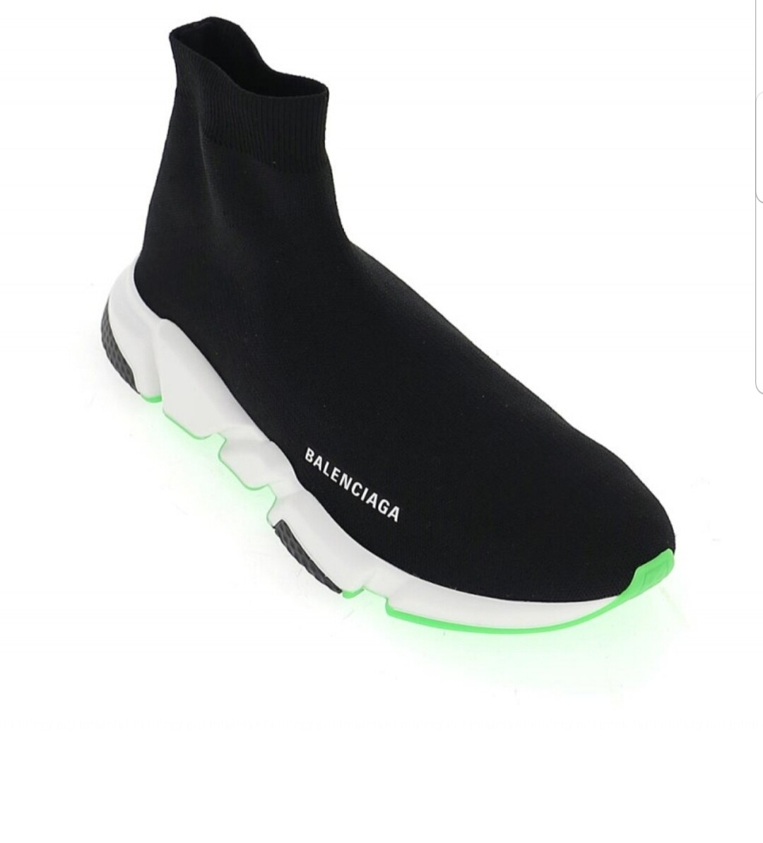 Balenciaga  speed black /green fluo