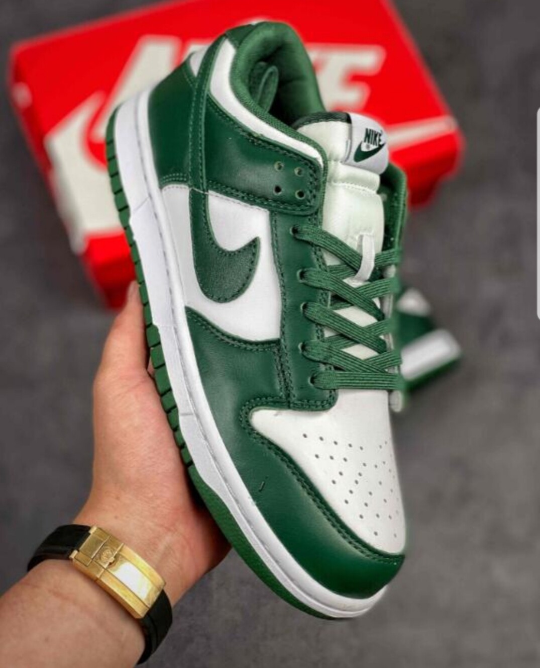 DUNK LOW retro Spartan green 
