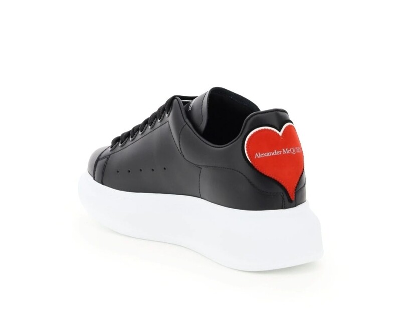 Alexander  Mcqueen Oversized Heart Patch black 