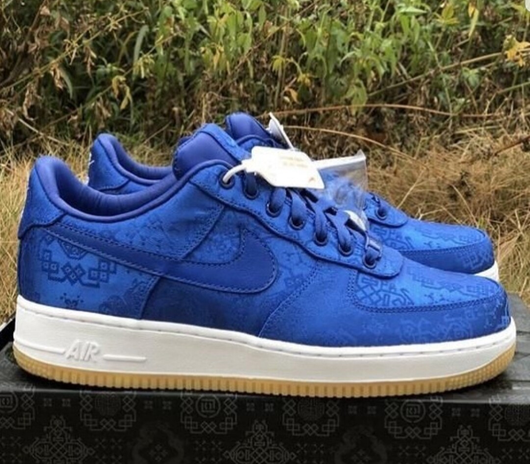 Nike Air Force 1 Low Clot blue  silk
