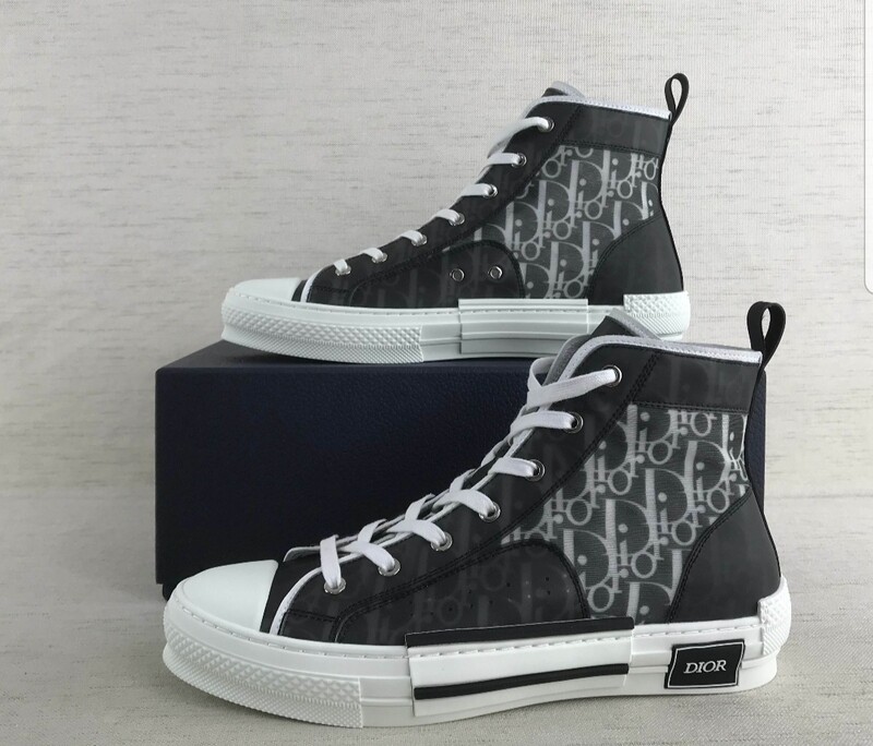 Dior B23 High  Oblique nera e bianca 