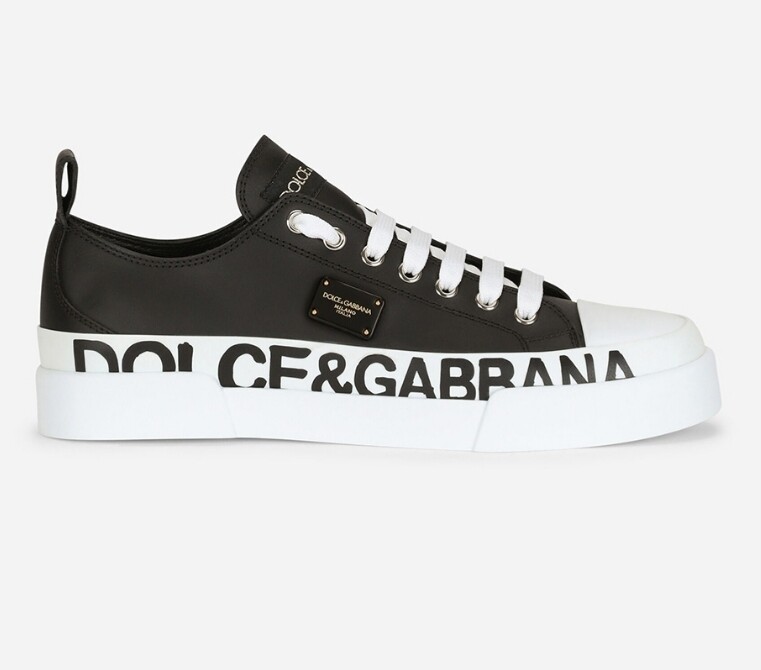 Dolce &amp; Gabbana Calfskin logo Portofino 