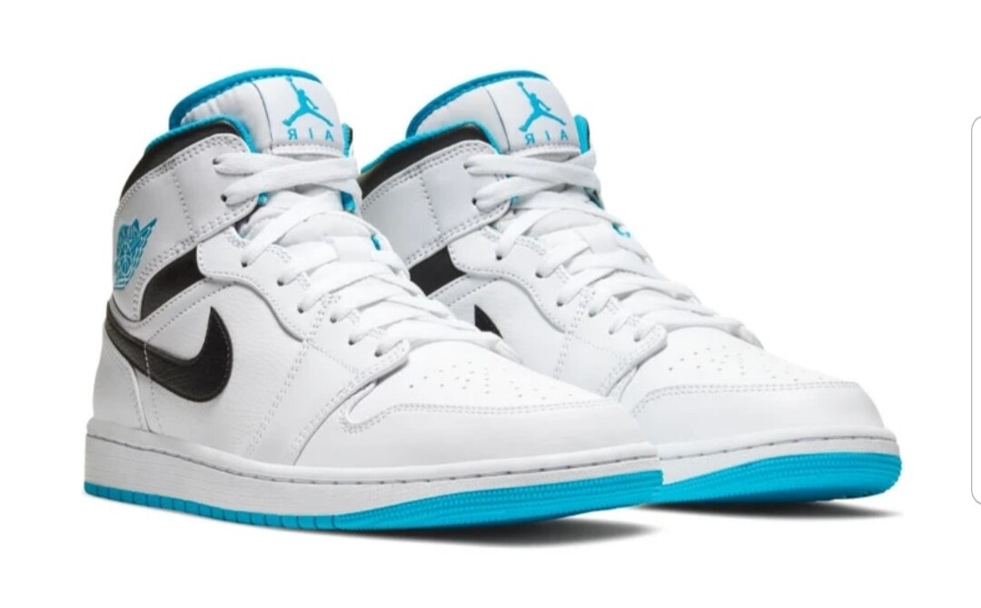  air jordan 1 mid laser blue... 