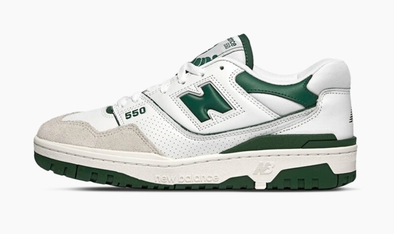 New balance 550 white green 