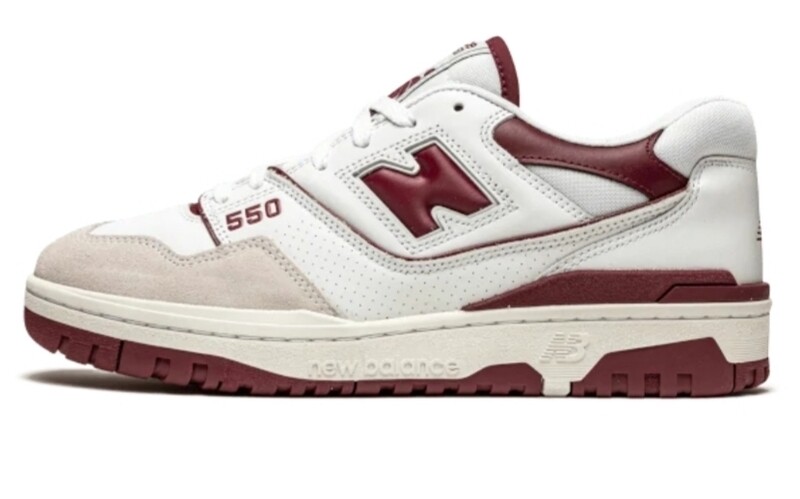 New balance 550 sea salt burgundy 