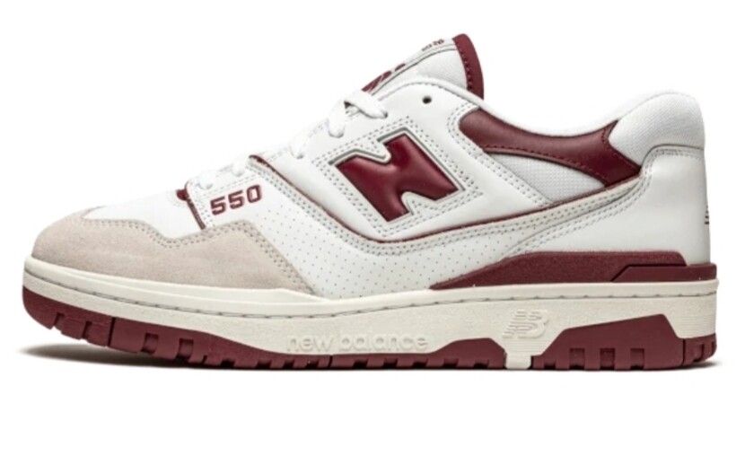 New balance 550 sea salt burgundy 