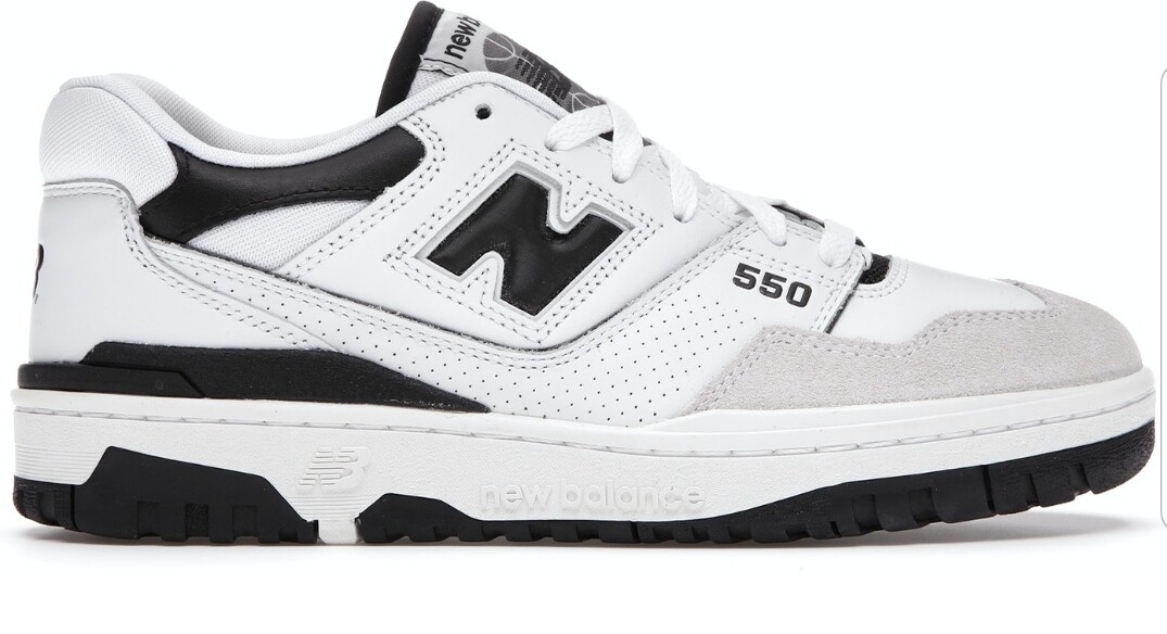 New balance 550 Sea salt pack black 