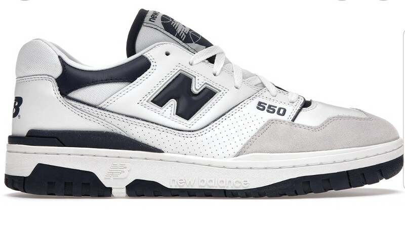 New balance 550 white navy 