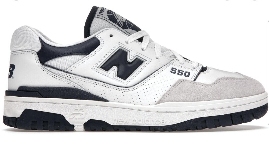 New balance 550 white navy 