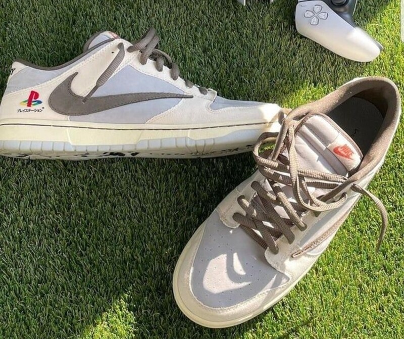Nike  Dunk Low Travis Scott x Playstation dupe