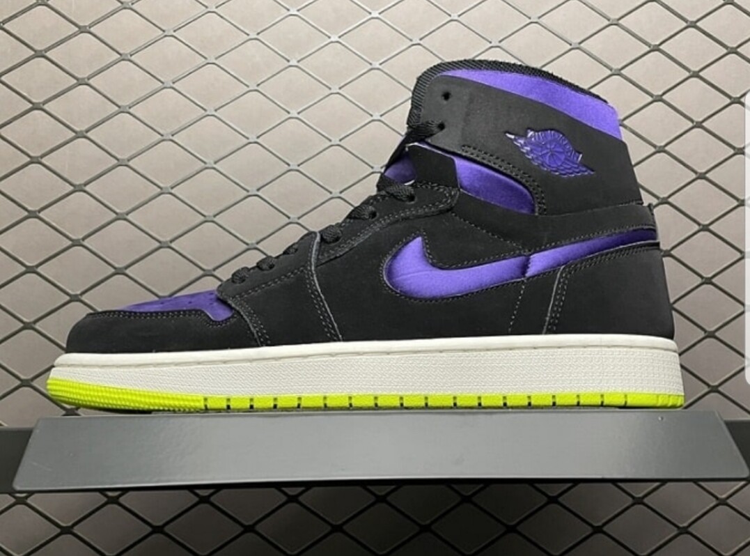  Jordan 1 High zoom  air CMFT black Court Purple lemon Venom (W)... 