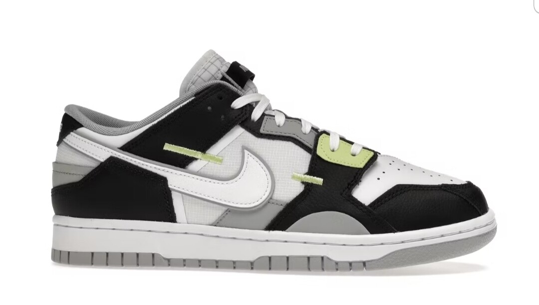 Nike Dunk Low Scrap Wolf Grey light lemon twist 
