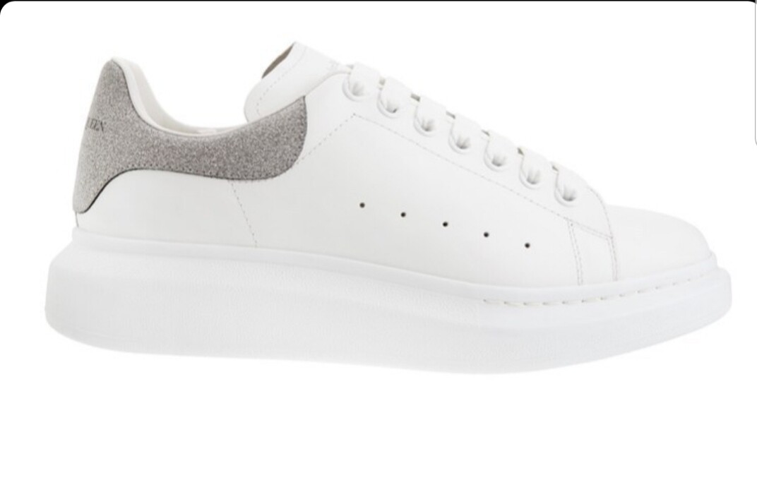 Alexander  Mcqueen retro grigio glitterato
