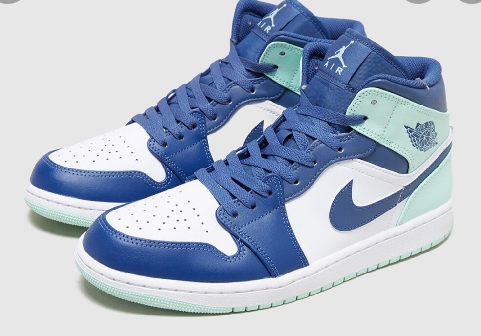 Air Jordan 1 Mid blue mint