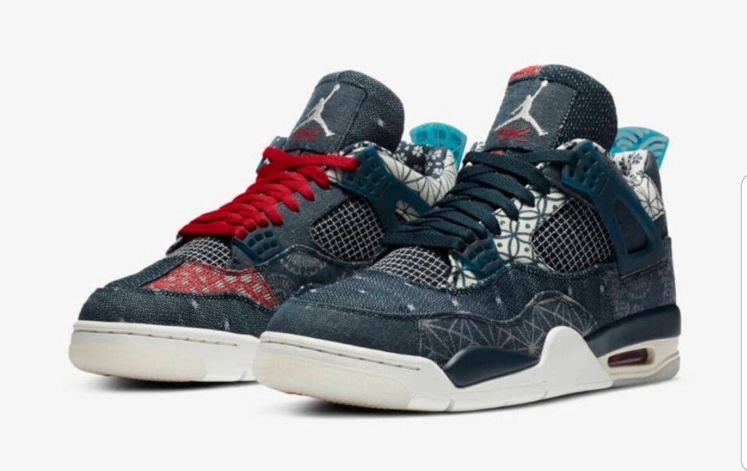 Air Jordan 4 Sashiko Deep Ocean 