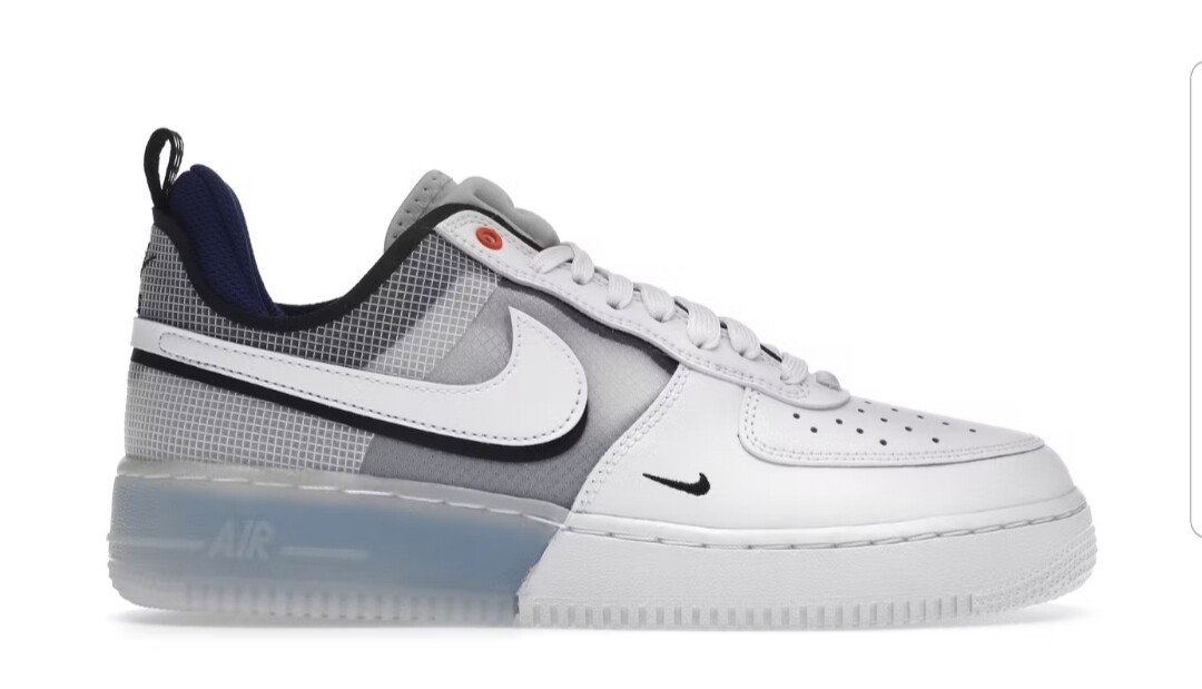 Nike Air Force 1 Low React Split White Photo blue 