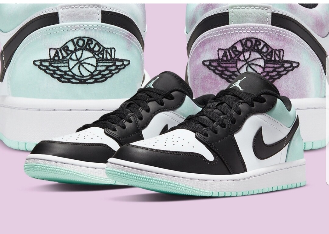  air jordan 1 low  Brings Pastel Tie Die