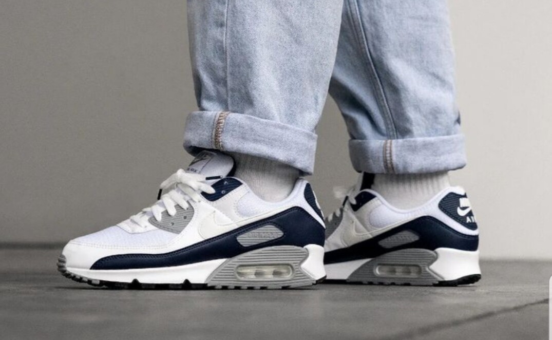 Air max 90 bianche nere grigie