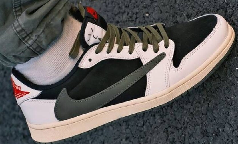  Travis Scott x air jordan 1 low OG Olive dupe