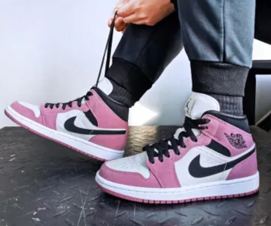 Air Jordan 1 Mid barry pink (w)