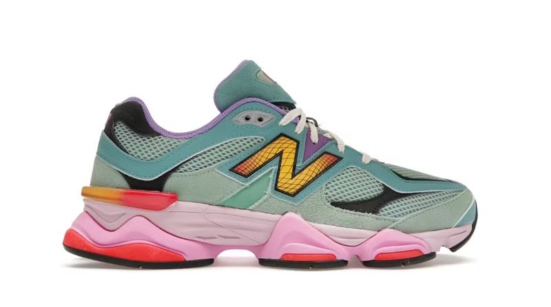 new balance 9060 warped multicolor