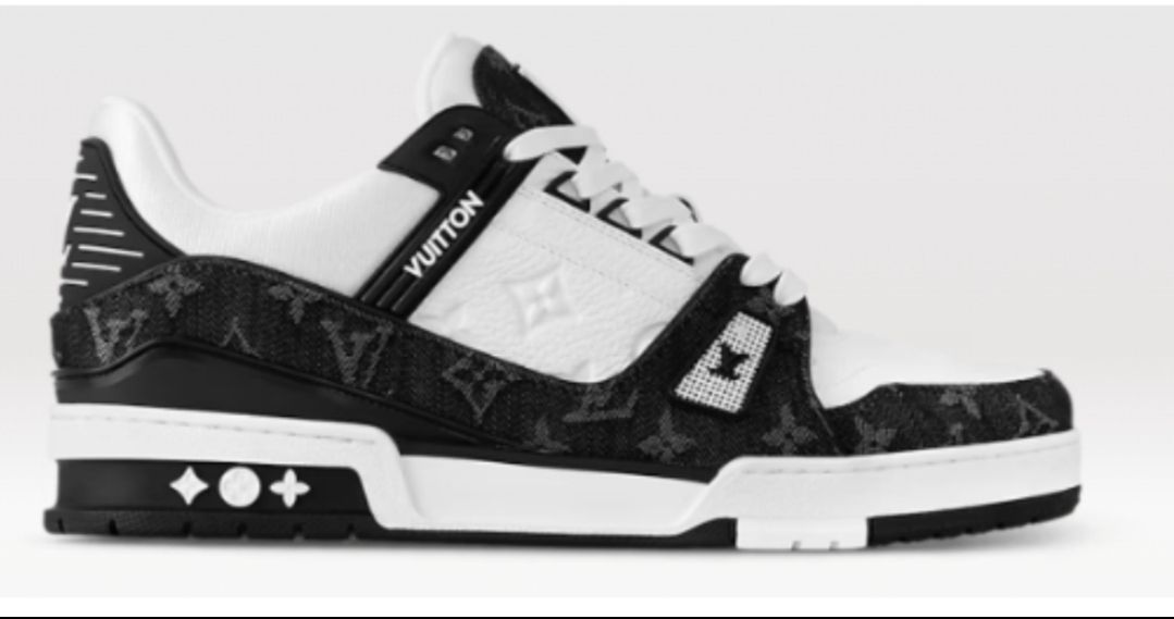 Louis Vuitton LV TRAINER  black dupe