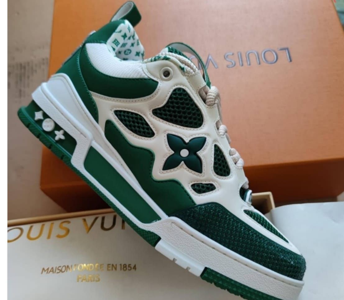 Louis Vuitton skate green dupe