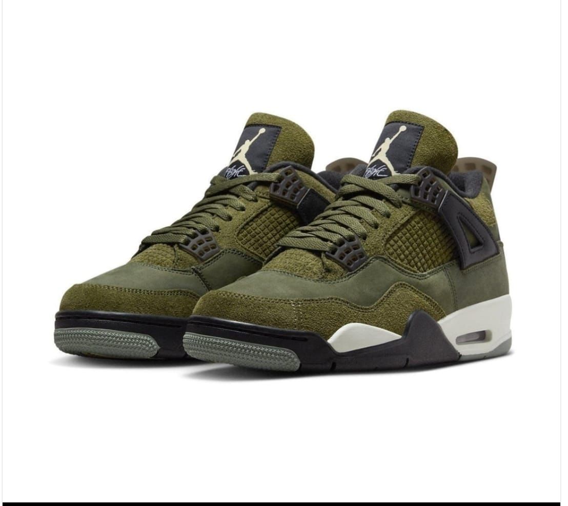  jordan 4 retro SE medium olive