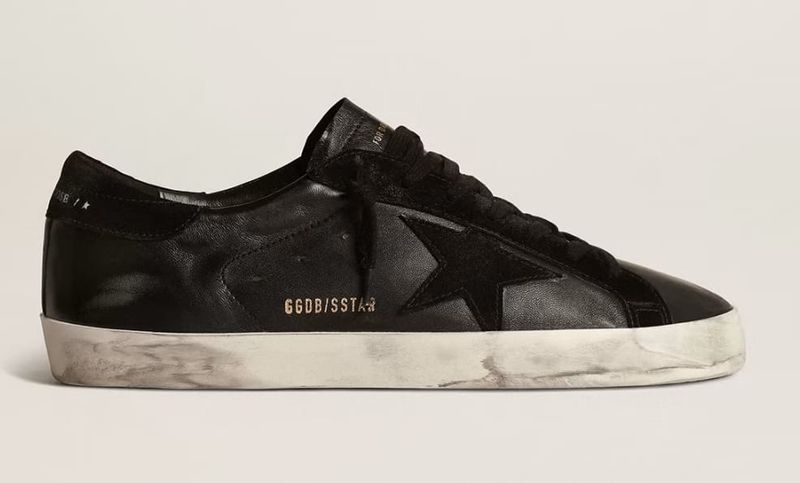 Golden goose super star nappa black dupe