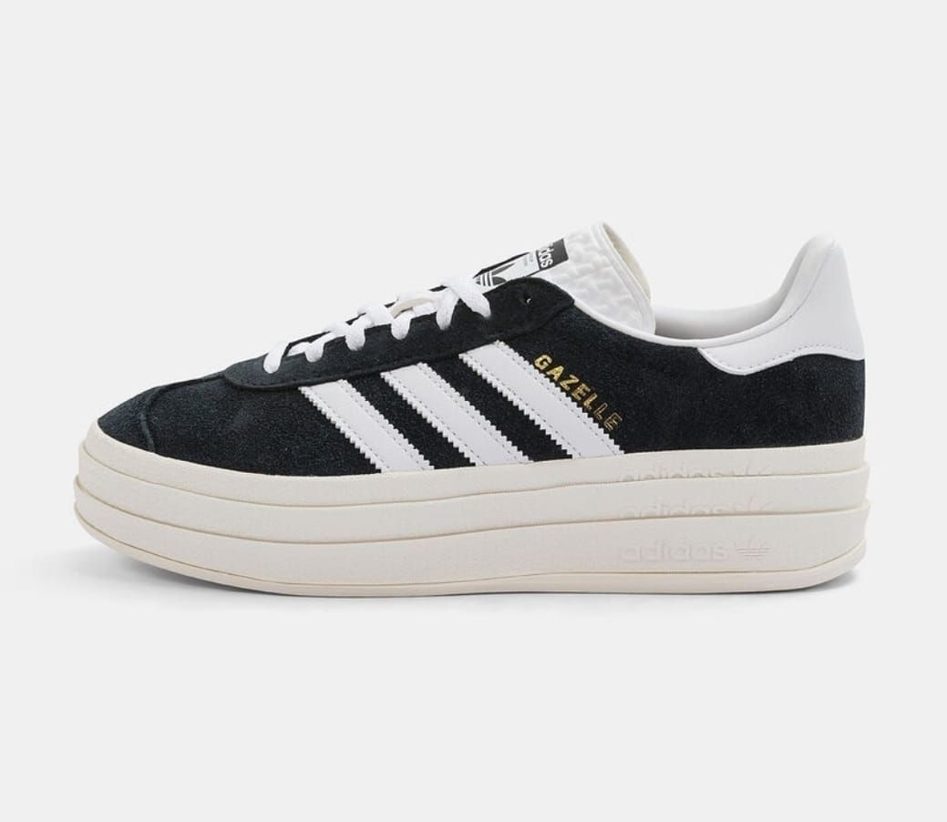 Adidas  gazelle bold core black white