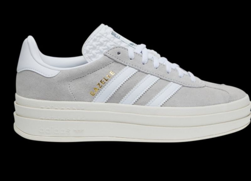 Adidas  gazelle bold grey white