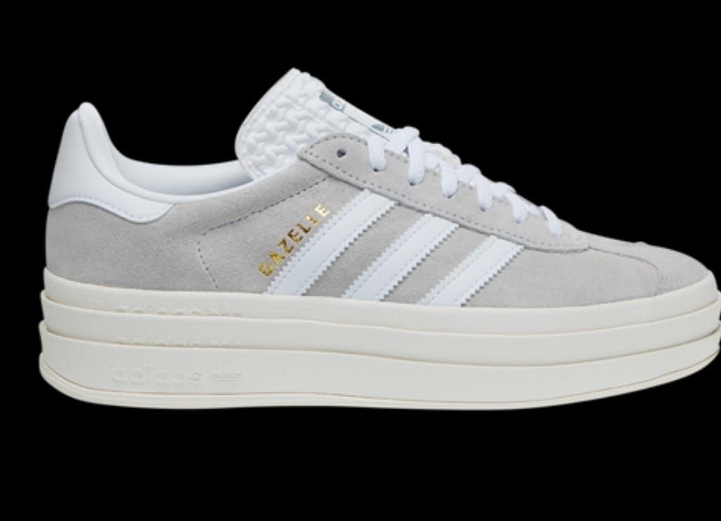 Adidas  gazelle bold grey white