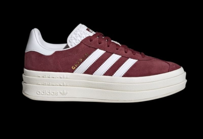 Adidas  gazelle bold shadow burgundi