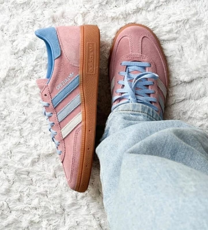 Adidas spezial  pink and blue sky