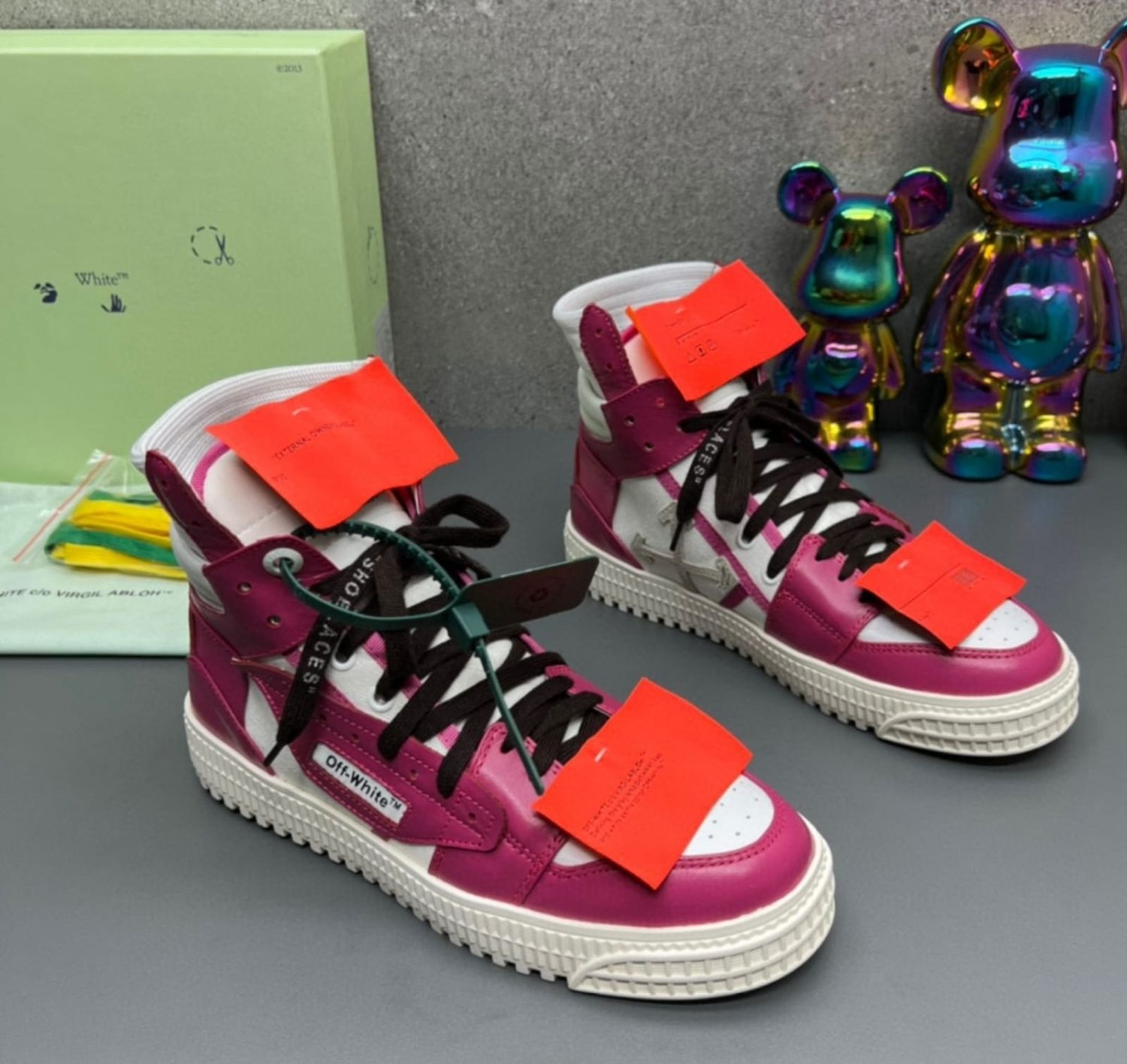 Off white 3.0 off court dupe fucsia