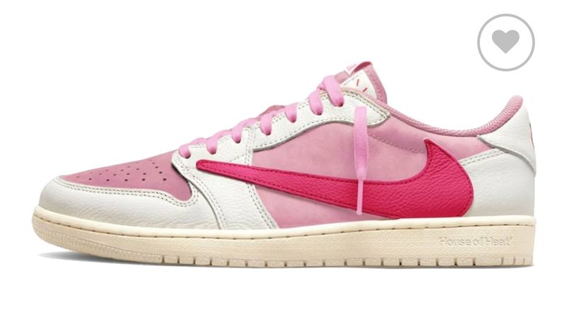 Jordan 1 retro low OG SP travis scott sail tropical pink dupe