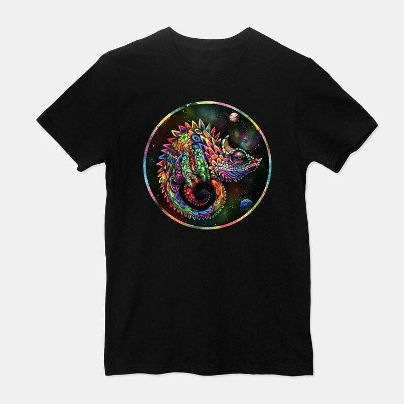 Rainbow Herbert - Space Chameleon - T-shirt and Tank