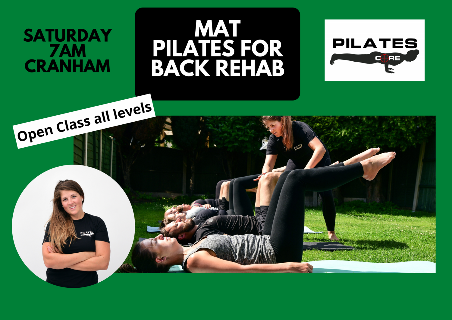 Mat Pilates Saturdays 7am @ Cranham Social Hall, Upminster