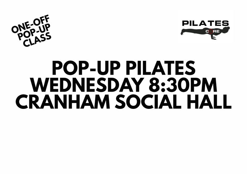Mat Pilates 1-off pop-up Pilates session [Weds 13th August 8:30pm]