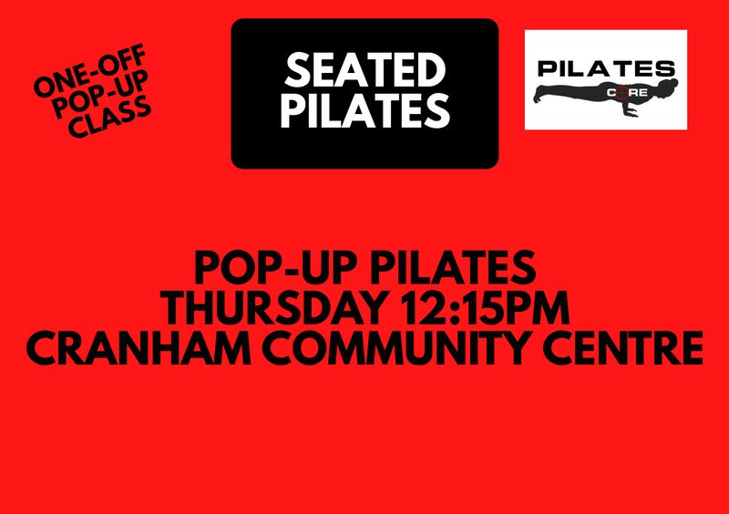 Seated Pilates 1-off pop-up Pilates session [Thursday 14th August 12:15pm]