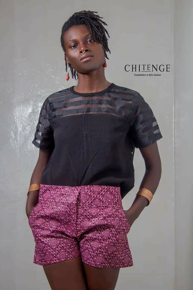 chitenge shorts